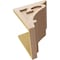 Ekena Millwork 12"W x 12"D x 12"H Wide Mayflower Rough Cedar Woodgrain TimberThane Corbel, Primed Tan CORUR12X12X12MAYRCPR - alternate 5